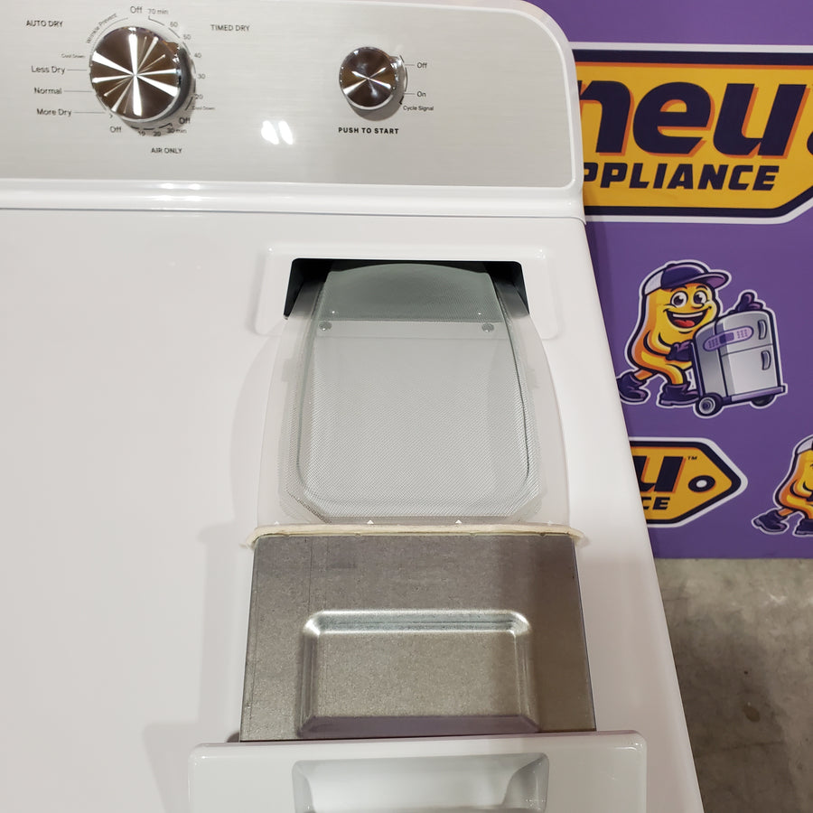 Maytag 4.5 cu. ft. Capacity Top Load Washer with Power™ Agitator and Deep Fill MVW4505MW - Scratch & Dent (Moderate) and Maytag 7.0 cu. ft. Capacity Top Load Electric Wrinkle Prevent Dryer 16249 - MED4500MW - Scratch & Dent (Moderate)