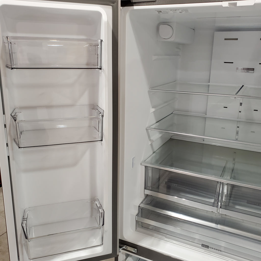 Whirlpool French Door 31 Cu. Ft. Refrigerator with Total Coverage Cooling in Fingerprint Resistant Stainless Steel 25137SD703 - WRFF3136SZ - Scratch & Dent (Minor)