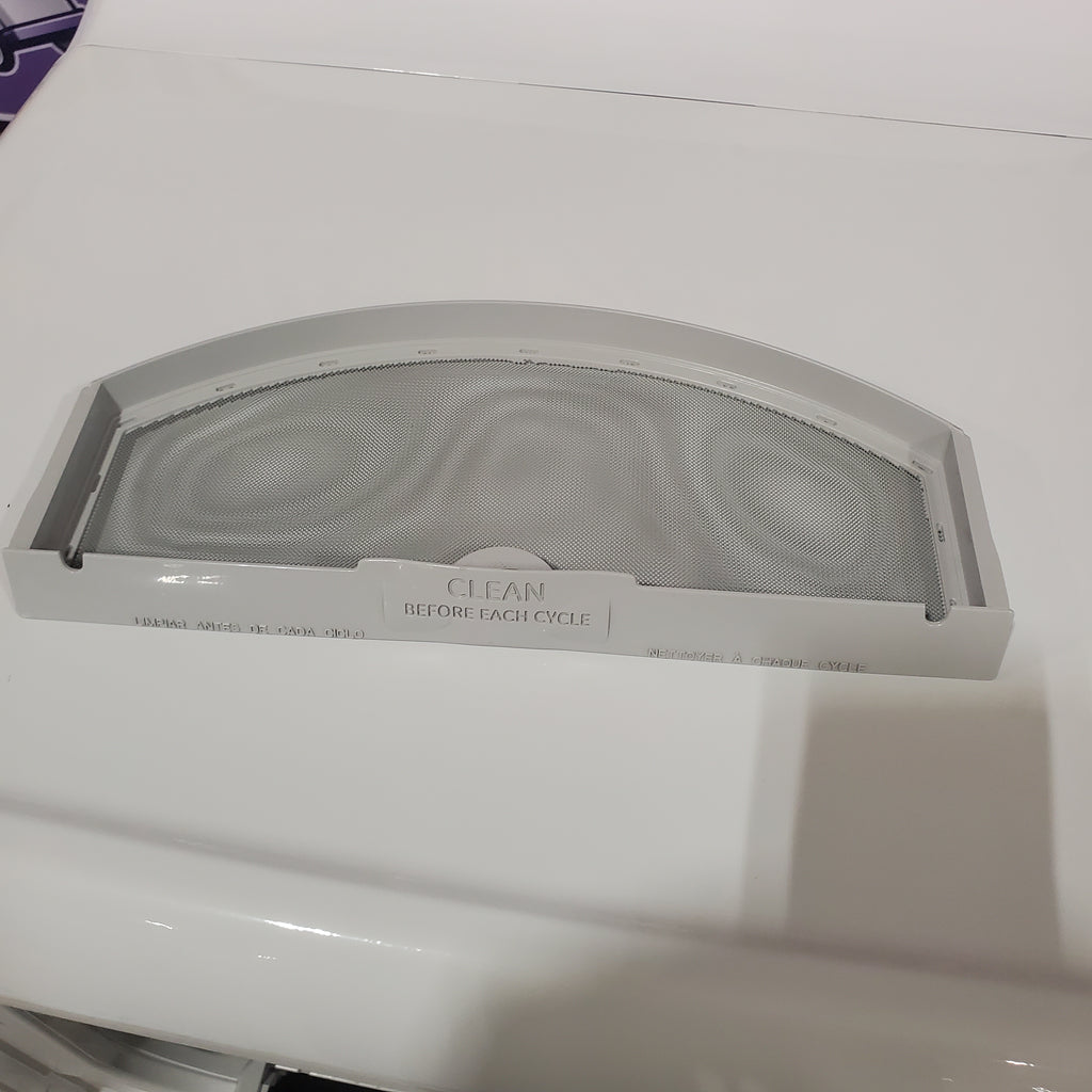 Pictures of Hotpoint 6.2 cu. ft. Capacity Electric Dryer with Up To 120 ft. Venting and Shallow Depth HTX26EASWWW - Scratch & Dent (Minor) - Neu Appliance Outlet - Discount Appliance Outlet in Austin, Tx