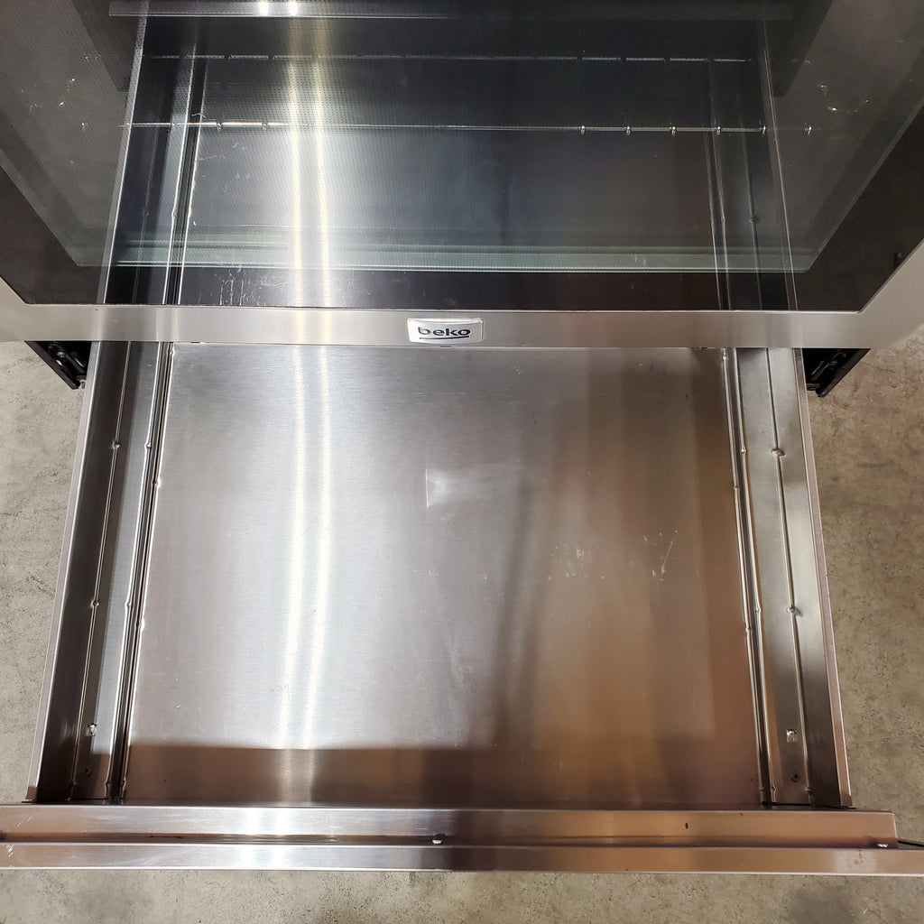 Pictures of Beko Stainless Steel Slide-In Electric Range 31134SD177 - SLER30530SS - Scratch & Dent (Minor) - Neu Appliance Outlet - Discount Appliance Outlet in Austin, Tx
