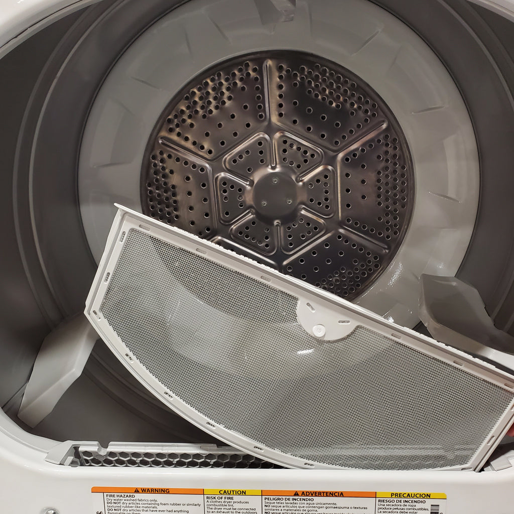 Hotpoint® 4.0 cu. ft. Capacity Washer with Cold Plus and Water Level Control HTW265ASWWW - Scratch & Dent (Minor) and Hotpoint 6.2 cu. ft. Capacity Electric Dryer with Up To 120 ft. Venting and Shallow Depth 16180 - HTX26EASWWW - Scratch & Dent (Minor)