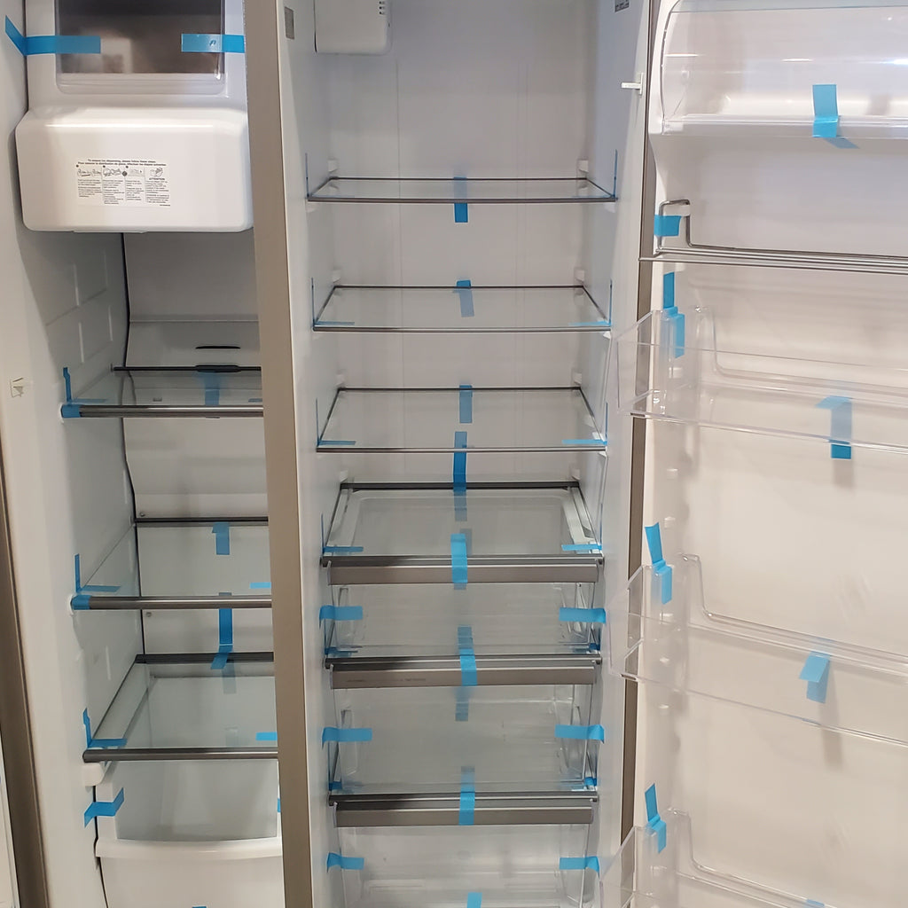 Pictures of Whirlpool Side By Side 36 In. Wide Refrigerator with Can Caddy and Frameless Glass Shelves WRS325SDHZ - Scratch and Dent (Minor) - Neu Appliance Outlet - Discount Appliance Outlet in Austin, Tx