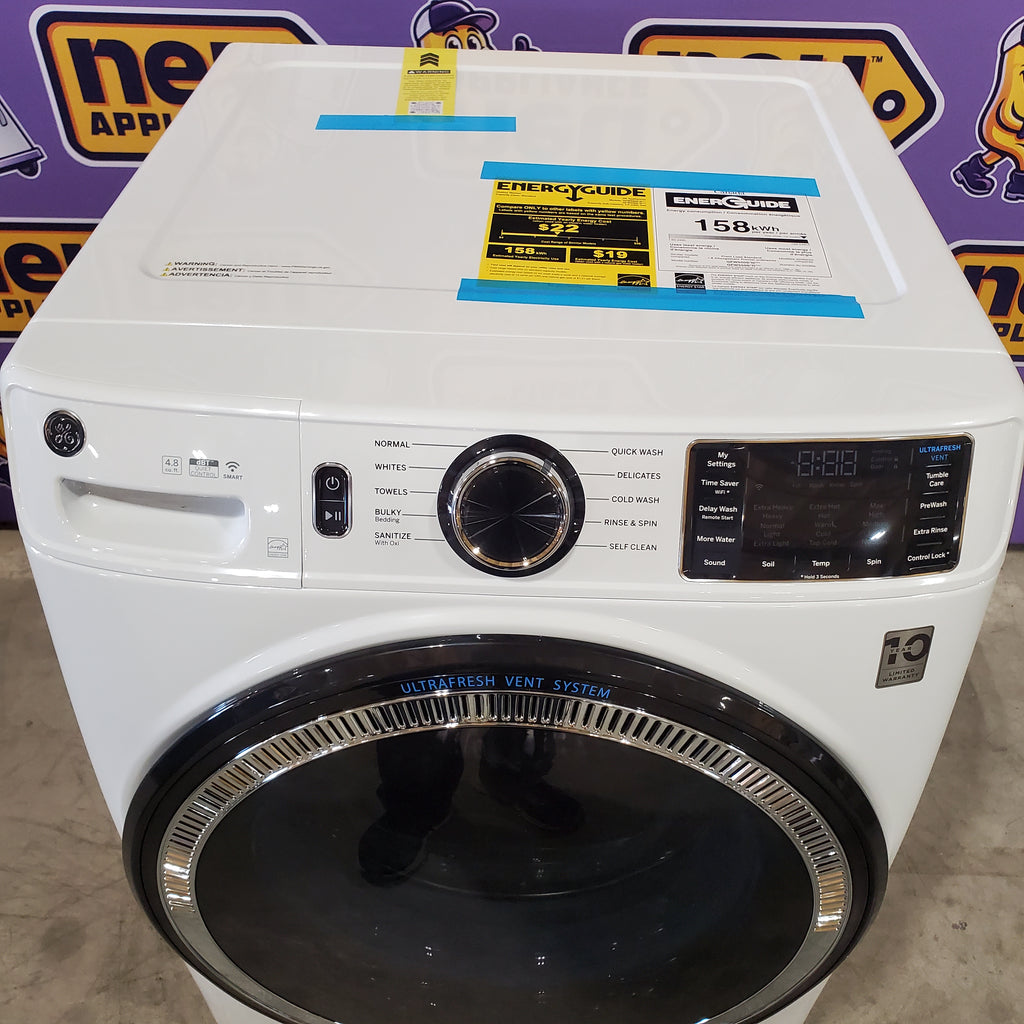 Pictures of GE ENERGY STAR 4.8 cu. ft. Capacity Smart Front Load Washer with UltraFresh Vent System with OdorBlock GFW550SSNWW - New in Box - Neu Appliance Outlet - Discount Appliance Outlet in Austin, Tx