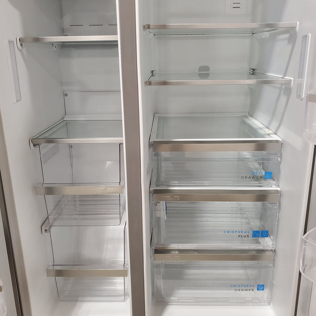 Pictures of Frigidaire Gallery Smudge Proof Stainless Steel 26 Cu. Ft. Side by Side Refrigerator with Bright LED Lighting 31131SD17 - GRSS2652AF - Scratch & Dent (Moderate) - Neu Appliance Outlet - Discount Appliance Outlet in Austin, Tx