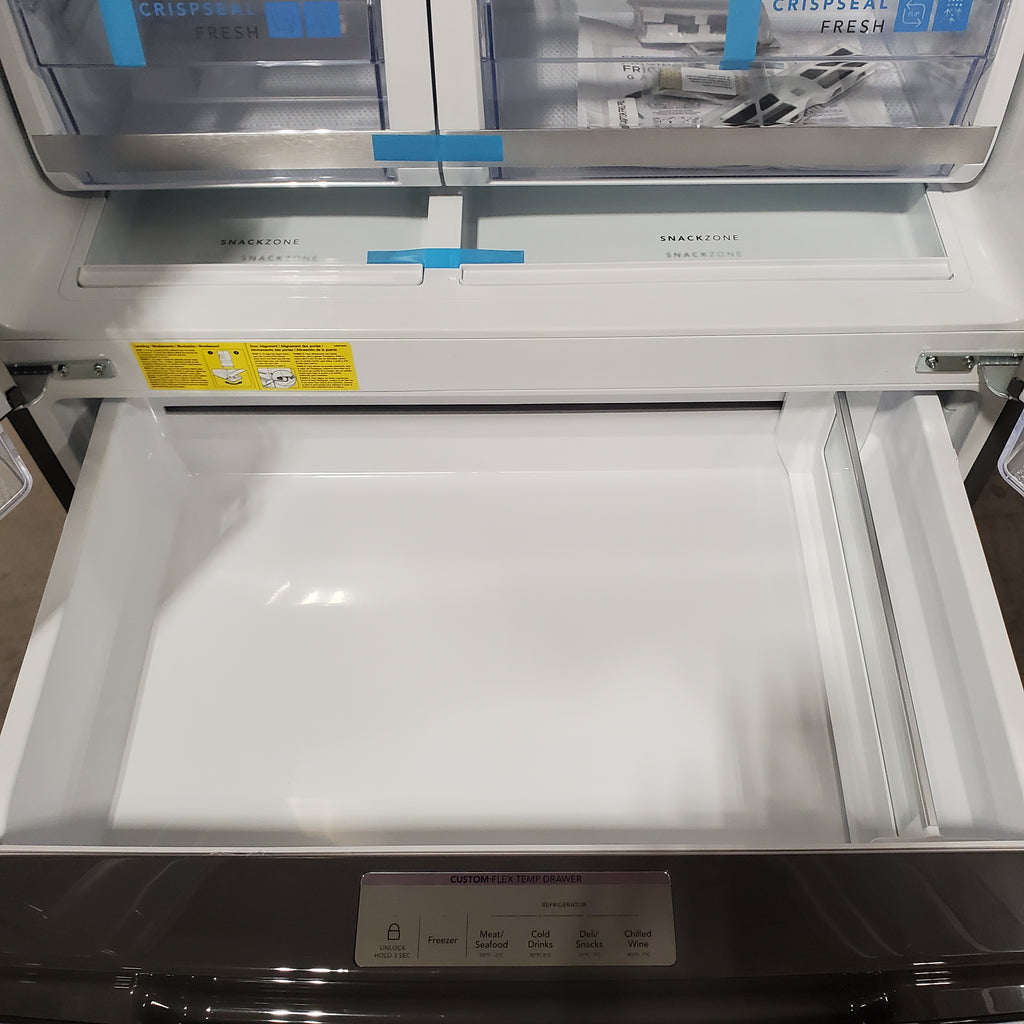 Pictures of Frigidaire Gallery 22 Cu. Ft. 4-Door Counter-depth French Door Refrigerator with Ice Maker (Fingerprint Resistant Stainless Steel) ENERGY STAR 20232SD594 - GRMC2273CF - Scratch & Dent (Moderate) - Neu Appliance Outlet - Discount Appliance Outlet in Austin, Tx
