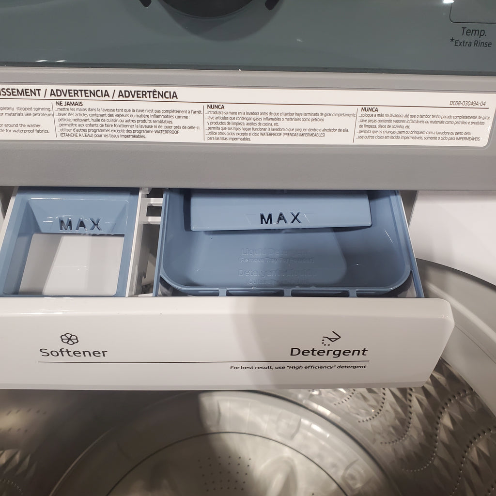 Pictures of Samsung Top Load 4.5 Cu. Ft. Washer with Soft Close Lid and Vibration Reduction Technology+ WA45T3200AW - Open Box - Neu Appliance Outlet - Discount Appliance Outlet in Austin, Tx