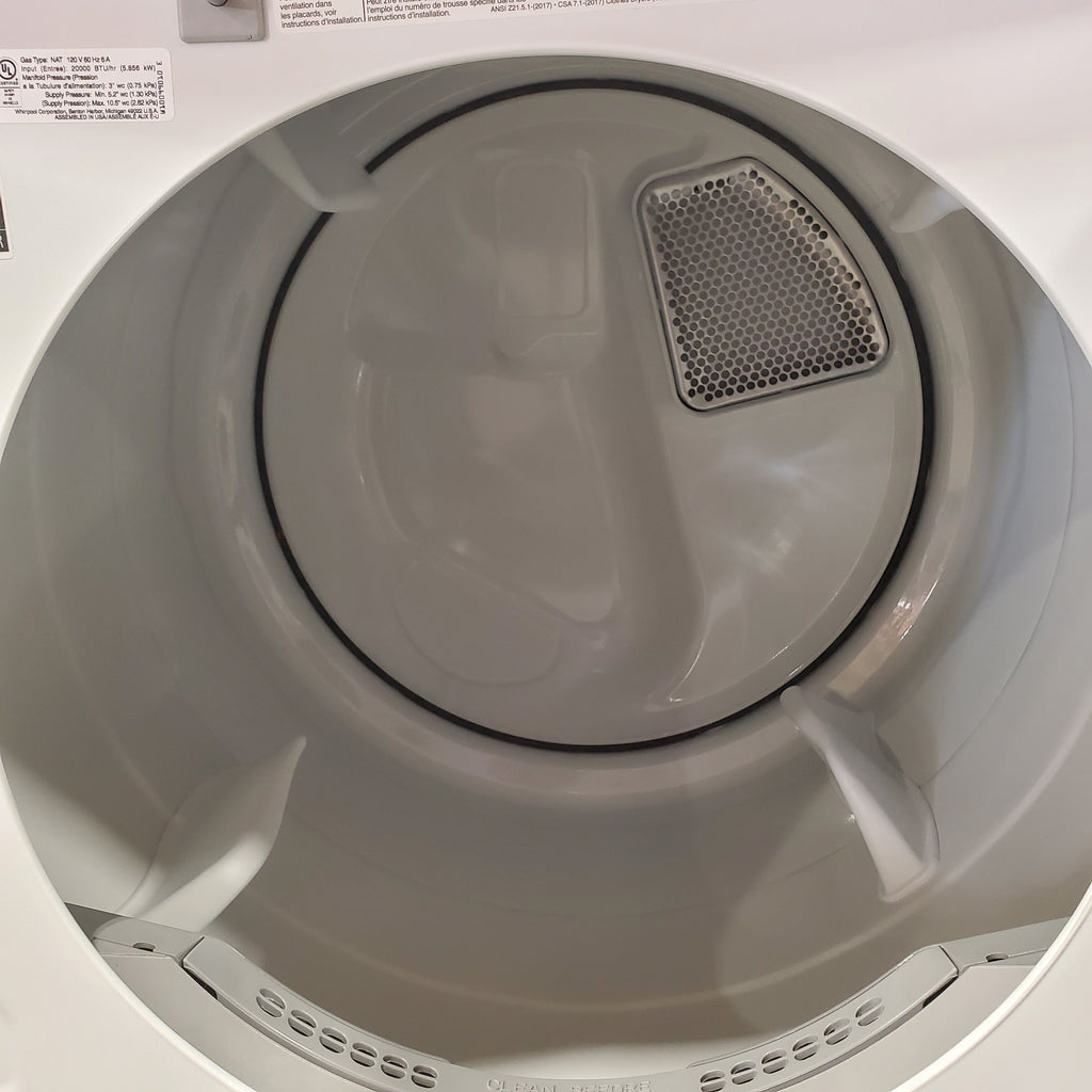 Pictures of Maytag 7.3 cu. ft. Front Load Gas Dryer with Extra Power and Quick Dry Cycle 30133SD117 - MGD5630HW - Scratch & Dent (Minor) - Neu Appliance Outlet - Discount Appliance Outlet in Austin, Tx