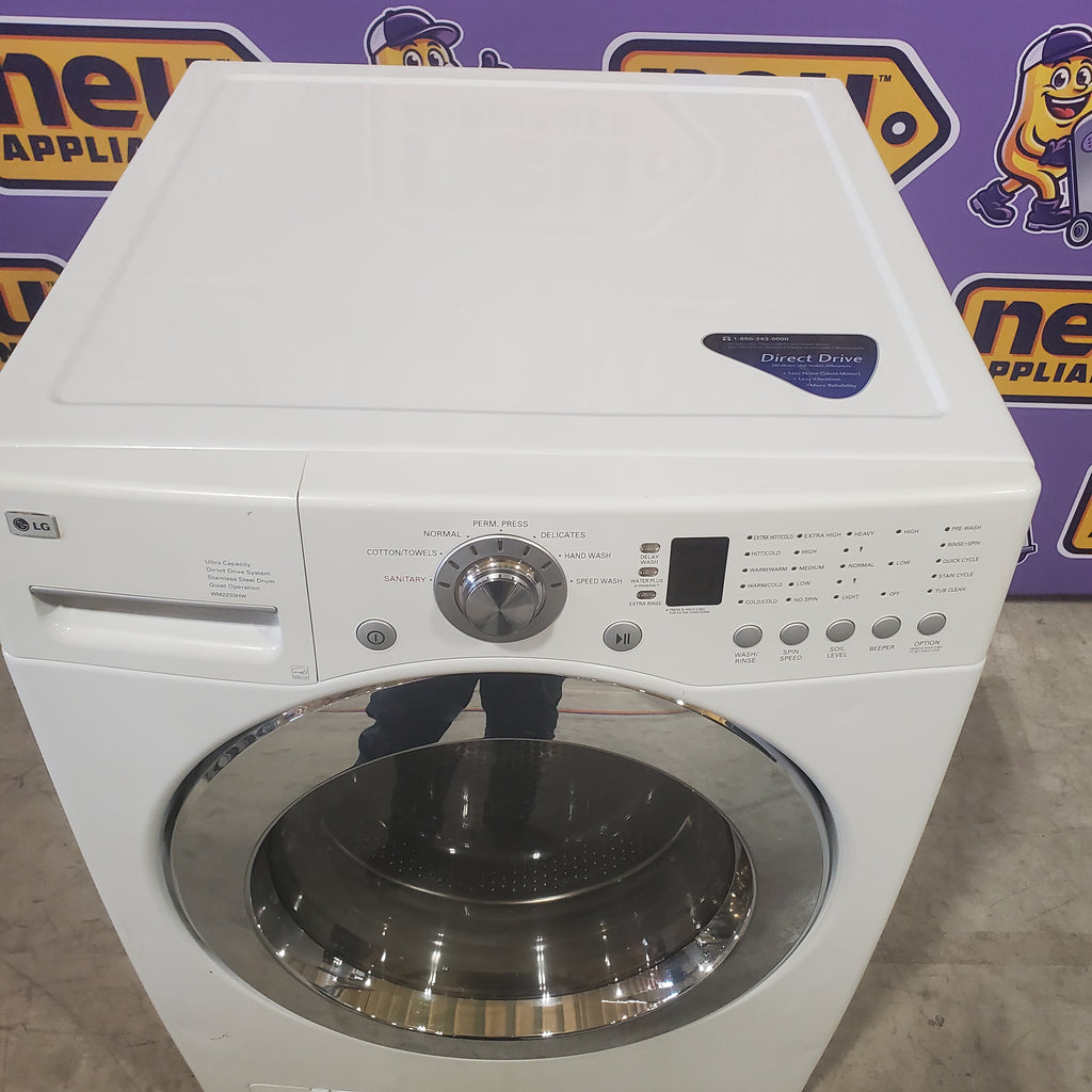 Pictures of LG White Stackable Front Load 4.5 Cu. Ft. Washer with Coldwash Technology and SenseClean System WM2233HW - Certified Refurbished - Neu Appliance Outlet - Discount Appliance Outlet in Austin, Tx