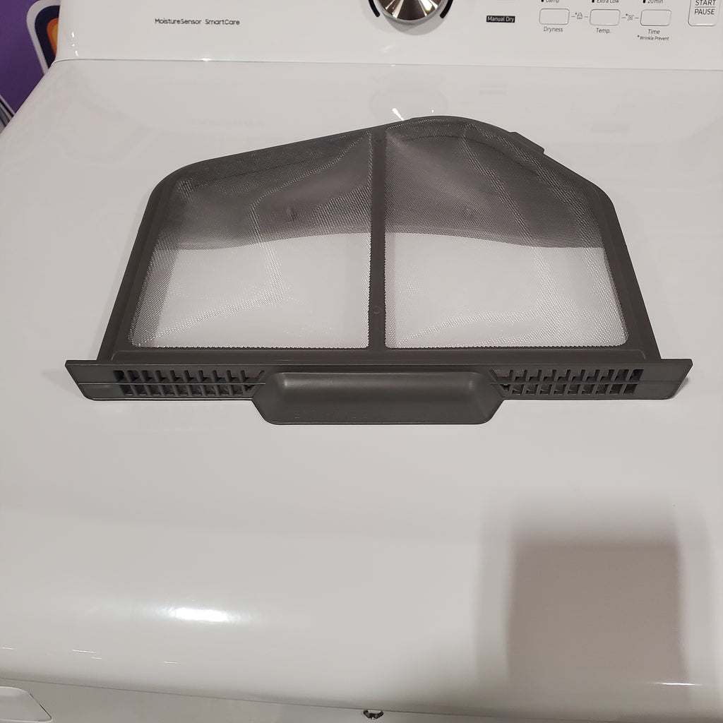 Pictures of Samsung 4.5 cu. ft. Top Load Washer with Vibration Reduction Technology+ in White WA45T3200AW - Open Box and Samsung 7.2 cu. ft. Electric Dryer with Sensor Dry in White 16125 - DVE45T3200W - Open Box - Neu Appliance Outlet - Discount Appliance Outlet in Austin, Tx