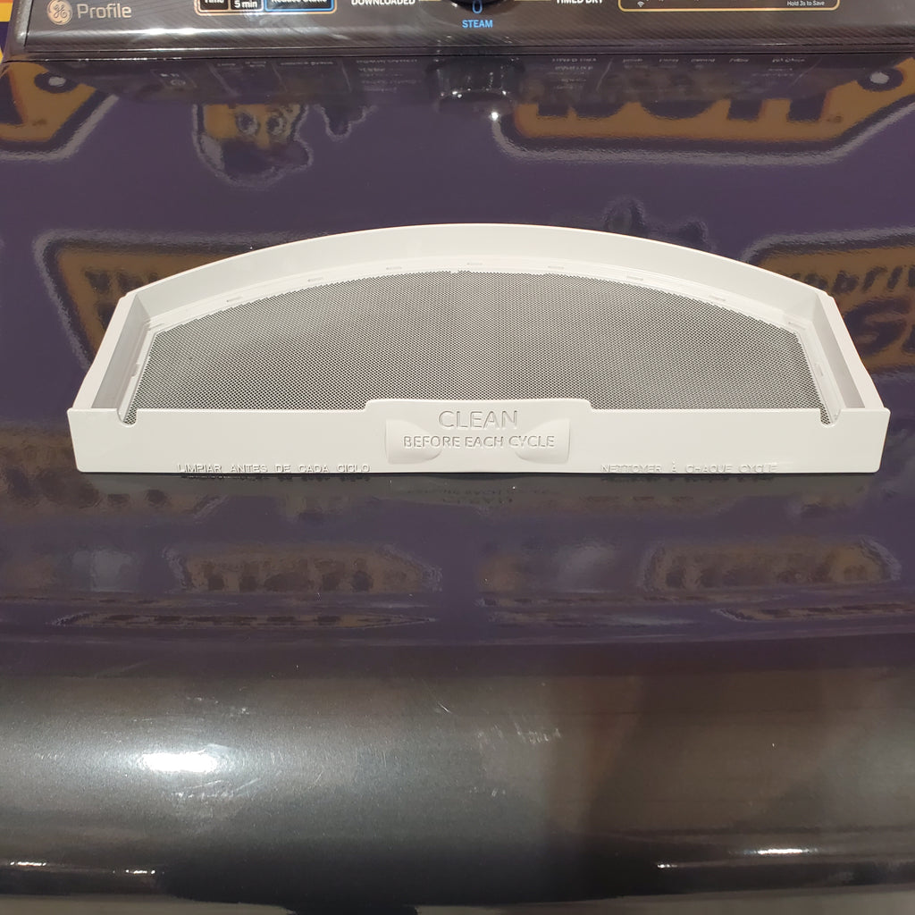 GE Profile 5.4 cu. ft. Top Load Washing Machine with FlexDispense PTW700BPTDG - Scratch & Dent (Minor) and GE Profile 7.4 cu. ft. Gas Dryer with Steam 16041 - PTD70EBPTDG - Open Box