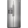 Frigidaire Gallery 22.3-cu ft Counter-depth Side-by-Side Refrigerator with Ice Maker ENERGY STAR in Fingerprint Resistant Stainless Steel GRSC2352AF - Scratch & Dent (Minor)
