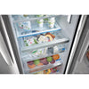 Frigidaire Gallery 22.3-cu ft Counter-depth Side-by-Side Refrigerator with Ice Maker ENERGY STAR in Fingerprint Resistant Stainless Steel GRSC2352AF - Scratch & Dent (Minor)