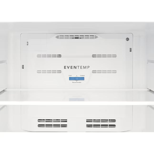 Frigidaire 30" Wide Garage Ready Top Freezer 18 Cu. Ft. Refrigerator with EvenTemp Cooling System and Spacious Interior Storage in White 22133SD209 - FFTR1814WW - Scratch & Dent (Minor)