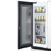 Pictures of Samsung Bespoke White Glass 3 Door French Door 30 Cu. Ft. Refrigerator with Beverage Center 3SD744 - RF30BB660012 - Scratch & Dent (Minor) - Neu Appliance Outlet - Discount Appliance Outlet in Austin, Tx