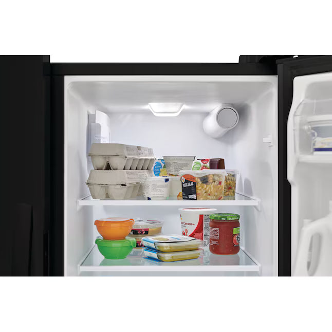 Frigidaire Black 26 Cu. Ft. Standard-Depth ENERGY STAR Side-by-Side Refrigerator with EvenTemp™ Cooling System 22231SD329 - FRSS2623AB - Scratch & Dent (Minor)
