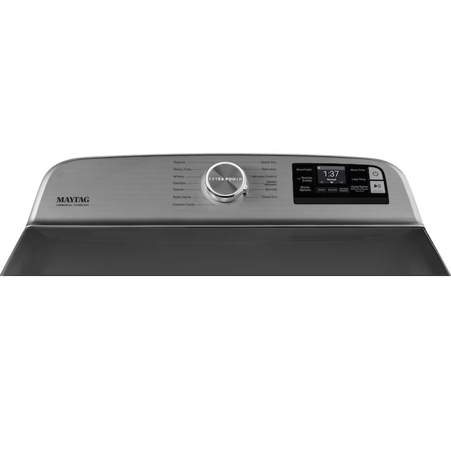 Maytag 7.4 Cu. Ft. Metallic Slate Electric Dryer with Extra Power 6SD000009 - MED7230HC - Scratch & Dent (Minor)