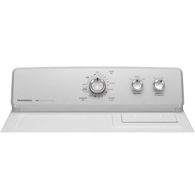 Maytag 29 Inch 7.0 cu. ft. Electric Dryer with 15 Drying Cycles, 4 Temperature Settings, Wrinkle Control Options and Heavy Duty Cycle 05121109 - MEDC215EW - Certified Refurbished