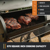 Oklahoma Joe's Highland 879-Sq. in Black Horizontal Charcoal Smoker 22521695 - 24203001 - Certified Refurbished