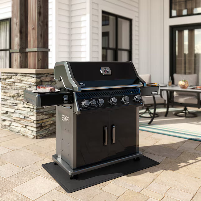 NAPOLEON Rogue PRO 625 Series Black 5-Burner Infrared Natural Gas Grill 1-Side Burner RP625SIB - Open Box