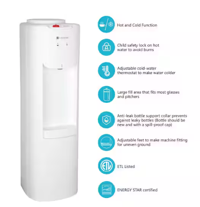 Glacier Bay White Top Load Water Dispenser S273 - BY569 - New in Box