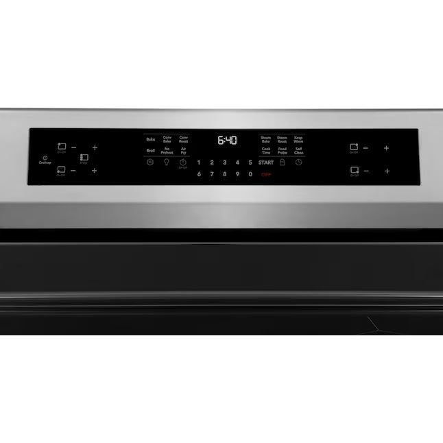 Frigidaire Gallery 30-in 4 Burners 5.3-cu ft , Air Fry Convection Oven Freestanding Single Induction Range in Stainless Steel GCRI3060BF - Scratch & Dent (Minor)