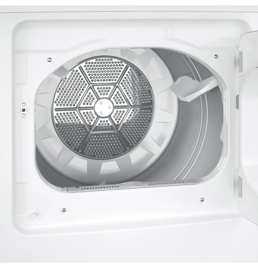 GE® 4.5 cu. ft. Capacity Washer with Stainless Steel Basket in White GTW465ASNWW - Certified Refurbished and GE® 7.2 cu. ft. Capacity Aluminized Alloy Drum Gas Dryer GTD33GASKWW - Certified Refurbished