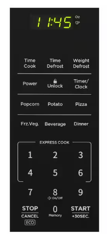 Vissani 1.1 cu. ft. 1000-Watt Countertop Microwave in Black EM0P042KVBCL - New in Box