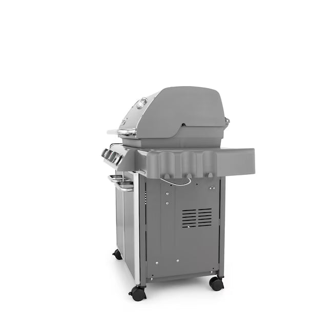 Weber Genesis E-330 Black 3-Burner Liquid Propane Gas Grill with 1 Side Burner E-330 - Scratch & Dent (Minor)