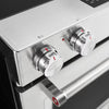 Pictures of KitchenAid Glass Top 5 burners 6.4-cu ft Convection Oven Slide-In Electric Range in Stainless Steel 22131SD66 - KSEG700ESS - Scratch & Dent (Minor) - Neu Appliance Outlet - Discount Appliance Outlet in Austin, Tx