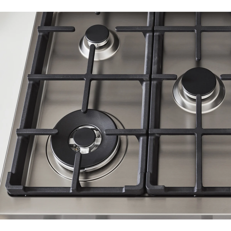 Bertazzoni 48 Inch Freestanding Gas Range with 6 Sealed Burners, Integrated Electric Griddle, 7.1 cu. ft. Total Oven Capacity, and Double Oven MAS486GGASNEV - Open Box