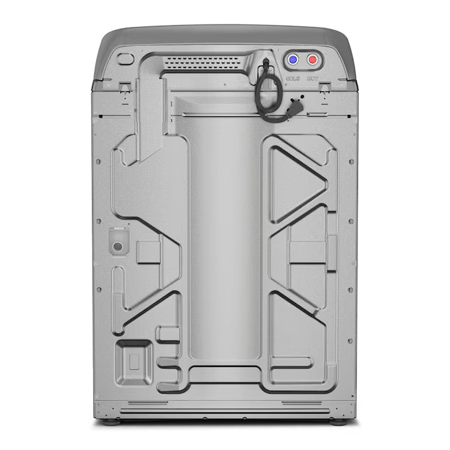 Maytag 5.3 cu. ft. Top Load Washer in Classic Silver with Impeller, Extra Power Option and Smart Appliance 22136SD266 - MTW6200RR - Scratch & Dent (Moderate)