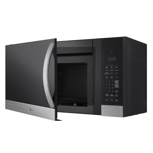 LG 1.7-cu ft Over-the-Range Microwave with Sensor Cooking in PrintProof Stainless Steel MVEM1721F - New in Box