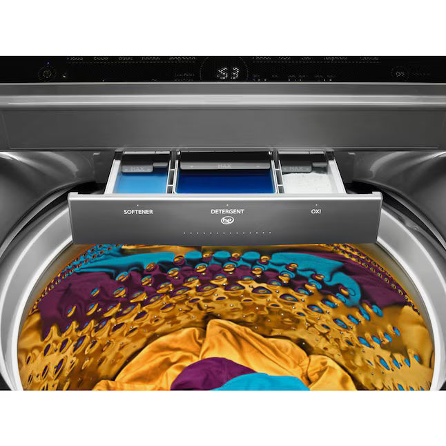 Whirlpool Chrome Shadow Top Load 5.3 Cu. Ft. Washer with Quiet Wash Sound Package WTW8500DC - Scratch &Dent (Minor)