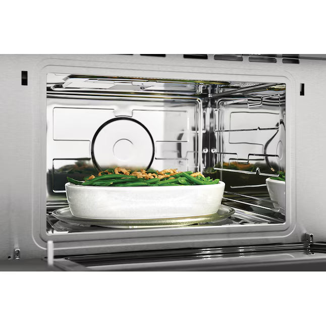 Frigidaire Gallery 1.6-cu ft 950-Watt 29.75-in Built-In Microwave in Fingerprint Resistant Stainless Steel GMBD3068AF - Scratch & Dent (Minor)
