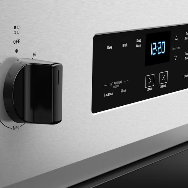 Whirlpool Stainless Steel Electric 30 Inch Range with No Preheat Mode WFES3030RS - Scratch & Dent (Minor)