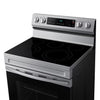 Pictures of Samsung 6.3 cu. ft. Smart Freestanding Electric Range with No-Preheat Air Fry & Convection in Stainless Steel 25SD116 - NE63A6511SS - Scratch & Dent - Moderate - Neu Appliance Outlet - Discount Appliance Outlet in Austin, Tx