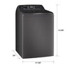 Pictures of GE Profile™ ENERGY STAR® 5.4 cu. ft. Capacity Washer with Smarter Wash Technology PTW700BPTDG - New In Box and GE Profile™ ENERGY STAR® 7.4 cu. ft. Capacity Smart Gas Dryer with Sanitize Cycle and Sensor Dry GES9920G - PTD70GBPTDG - New In Box - Neu Appliance Outlet - Discount Appliance Outlet in Austin, Tx
