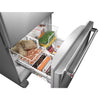 Pictures of KitchenAid 18.7 cu. ft. Bottom Freezer Refrigerator in Stainless Steel 31133SD136 - KRBL109ESS - Scratch & Dent (Moderate) - Neu Appliance Outlet - Discount Appliance Outlet in Austin, Tx