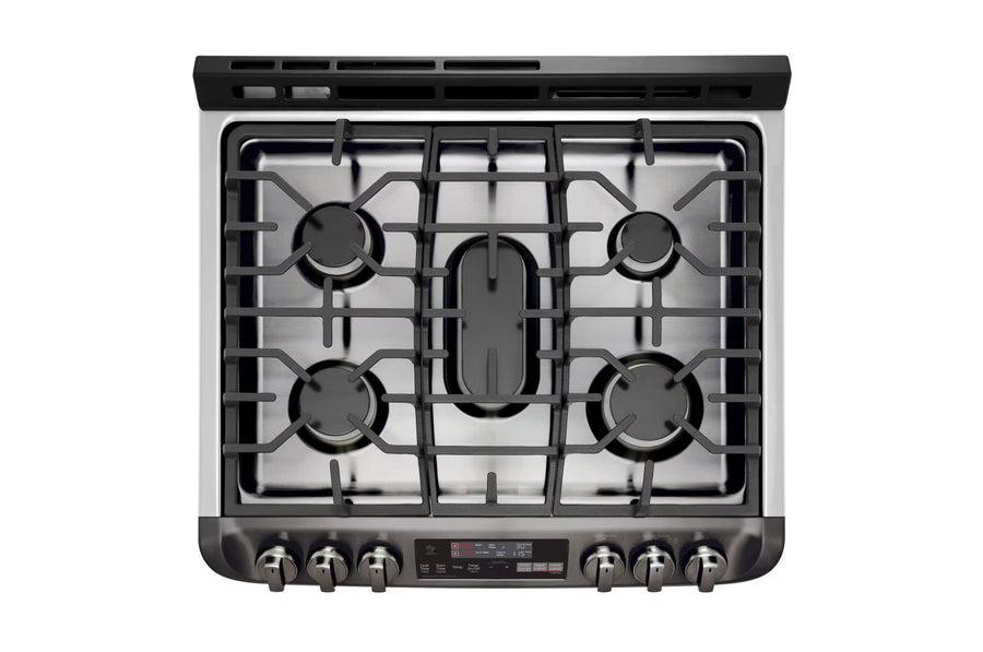 LG 6.9 cu. ft. Smart wi-fi Enabled Gas Double Oven Slide-In Range with ProBake Convection® and EasyClean® LTG4715BD - Scratch & Dent (Minor)
