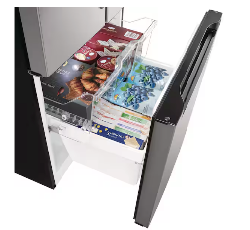 Vissani 30 in. 18.4 cu. ft. Standard-Depth French Door Bottom Freezer Refrigerator in Fingerprint Resistant Stainless Steel LookMDFDBM18SS6 - Scratch & Dent (Moderate)