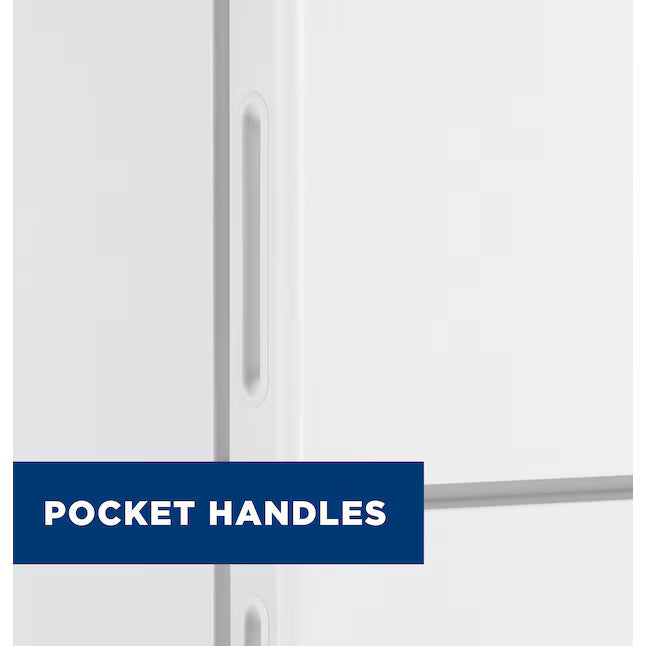 Hotpoint 15.6-cu ft Standard-Depth 28-in Wide Top-Freezer Refrigerator in White HPS16BTNRWW - Certified Refurbished