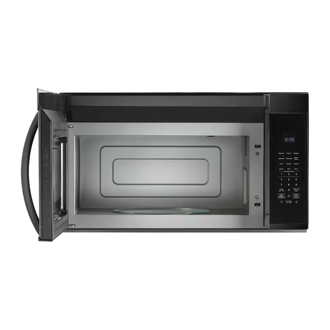 Whirlpool 1.9-cu ft Over-the-Range Microwave with Sensor Cooking in Black WMMS3330RB - New in Box