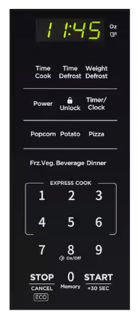 Vissani 0.9 cu. ft. 900-Watt Countertop Microwave in Stainless Steel EM0P02A2KJCL - Scratch & Dent (Minor)