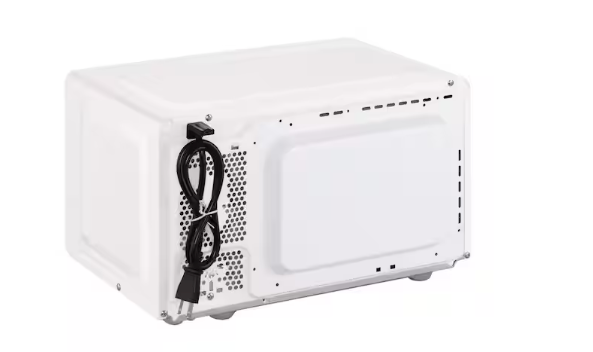 Vissani 0.7 cu. ft. Electric 700-W Countertop Microwave in White with Turntable, 6-Heating Functions, and 2-Step Lock System B20PX78 - Open Box