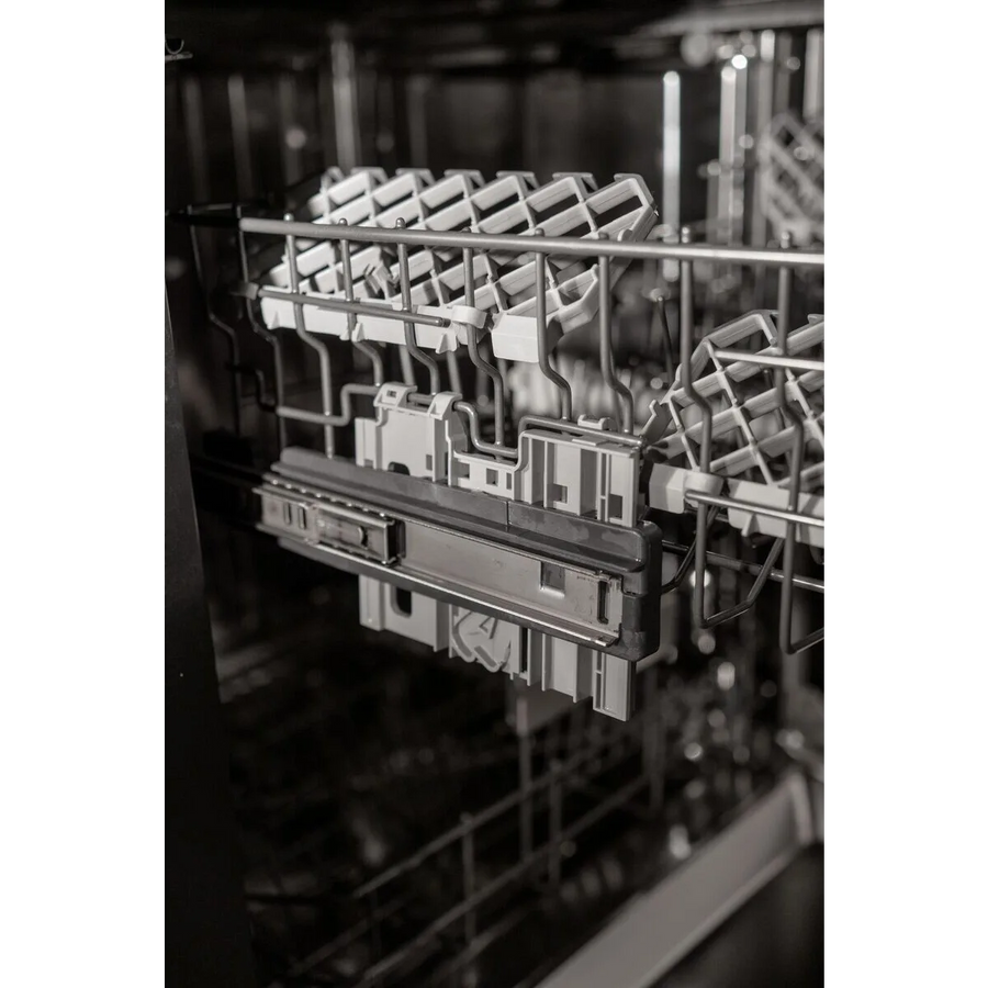 Bertazzoni 24 Inch Fully Integrated Built-In Dishwasher with 15 Place Setting Capacity, 6 Wash Cycles, Standard 3rd Rack, and 42 dBA DW24T3IXV - Scratch & Dent (Minor)