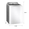 Pictures of GE Profile™ ENERGY STAR® 5.0 cu. ft. Capacity Washer with Smarter Wash Technology PTW600BSRWS - New in Box and GE Profile™ ENERGY STAR® 7.4 cu. ft. Capacity Electric Dryer with Sanitize Cycle 16229 - PTD60EBSRWS - Scratch & Dent (Moderate) - Neu Appliance Outlet - Discount Appliance Outlet in Austin, Tx