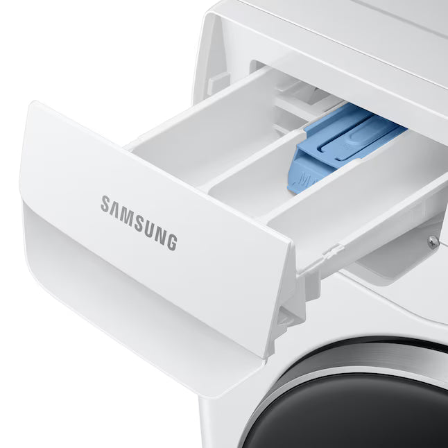 Samsung 24 in. 2.5 cu. ft. Compact Front Load Washer in White with AI Smart Dial and Super Speed Wash 251313SD1072 - WW25B6900AW - Scratch & Dent (Major)