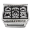 Pictures of Cosmo 36-in Deep Recessed 5-Burner Convection Oven Freestanding Dual Fuel Range in Stainless Steel 22133SD173 - F965 - Scratch & Dent (Minor) - Neu Appliance Outlet - Discount Appliance Outlet in Austin, Tx