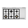 Pictures of Bertazzoni Master Series 48 Inch Freestanding Gas Range with 6 Sealed Burners, 7 cu. ft. Total Oven Capacity, Double Oven, European Convection Oven, and Electric Griddle: Natural Gas 11113107 - MAS486BTFGMX - Scratch & Dent (Minor) - Neu Appliance Outlet - Discount Appliance Outlet in Austin, Tx