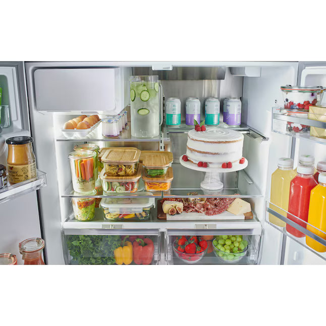 Bosch 500 Series French Door Bottom Mount Refrigerator in Stainless Steel 22121486 - B36FD5SNS - Open Box